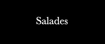 BBQ - salades